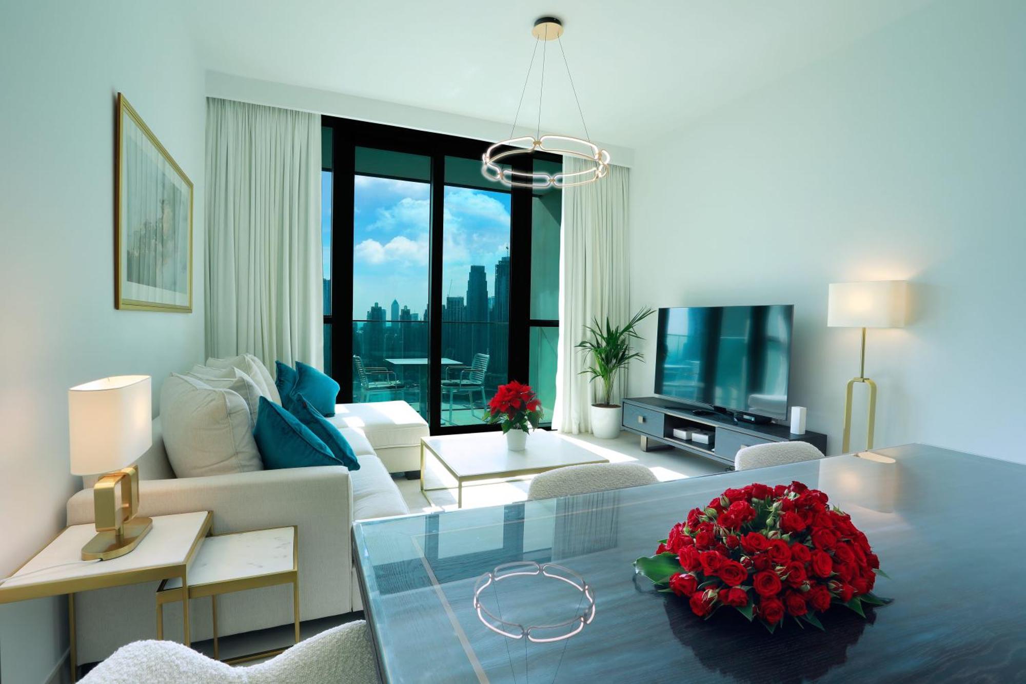 Elegant Apartment With Direct Access To Dubai Mall Exterior foto